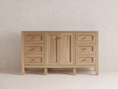 Nashville Teak Wood 60 in. W x 22 in. D Single Sink Bathroom Vanity