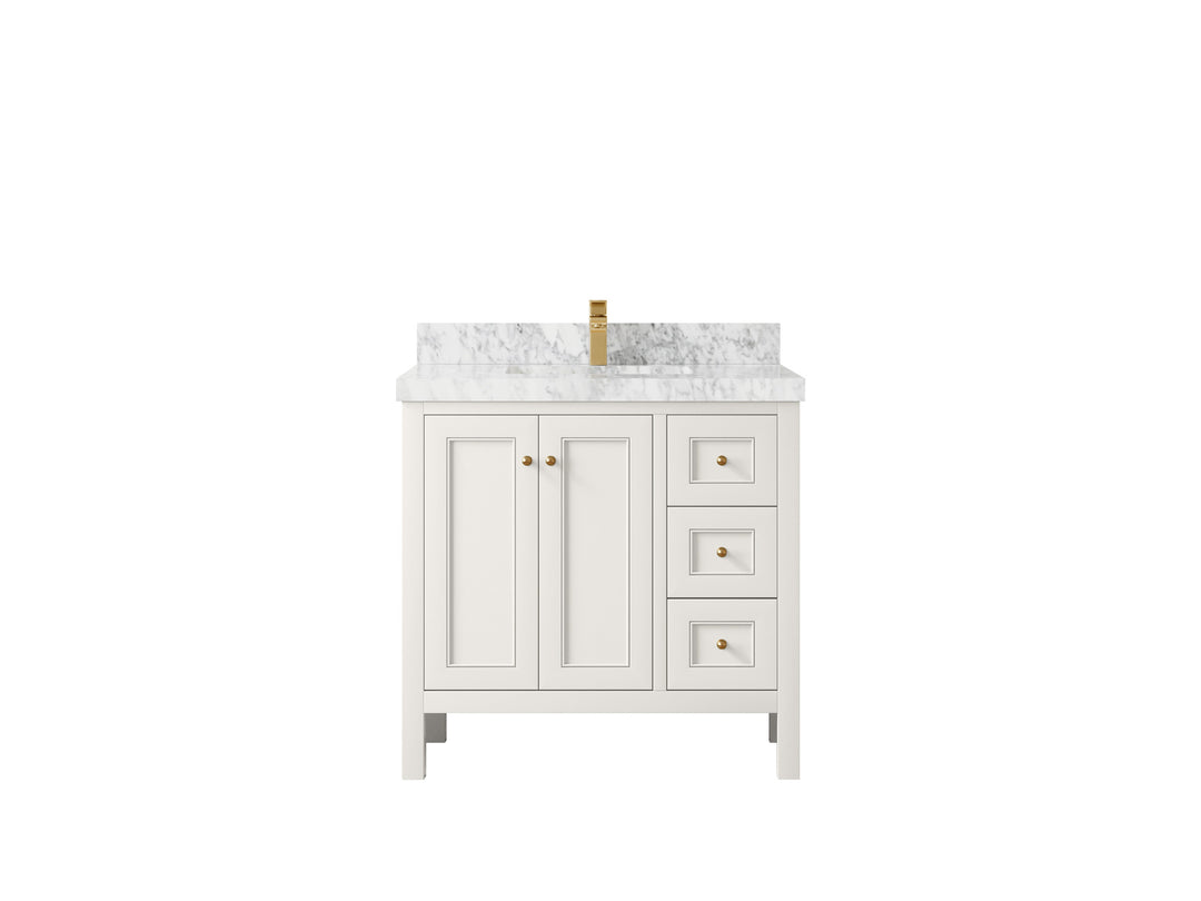 Nashville 36 in. W x 22 in. D Center Sink Bathroom Vanity