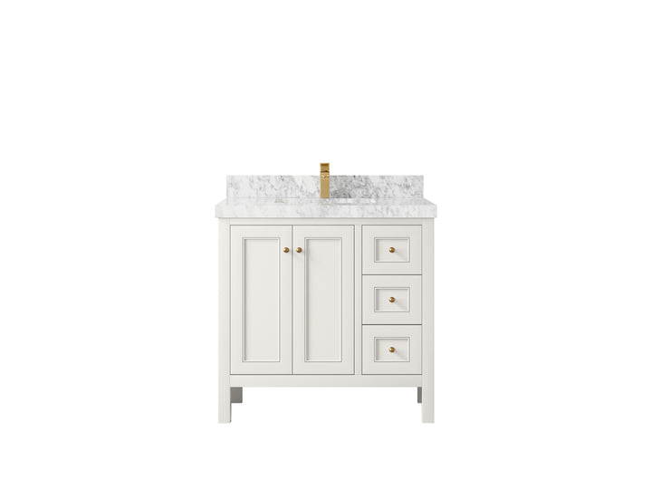 Nashville 36 in. W x 22 in. D Center Sink Bathroom Vanity - photo 29