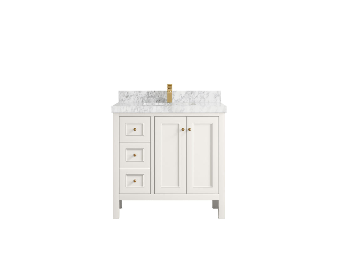 Nashville 36 in. W x 22 in. D Center Sink Bathroom Vanity