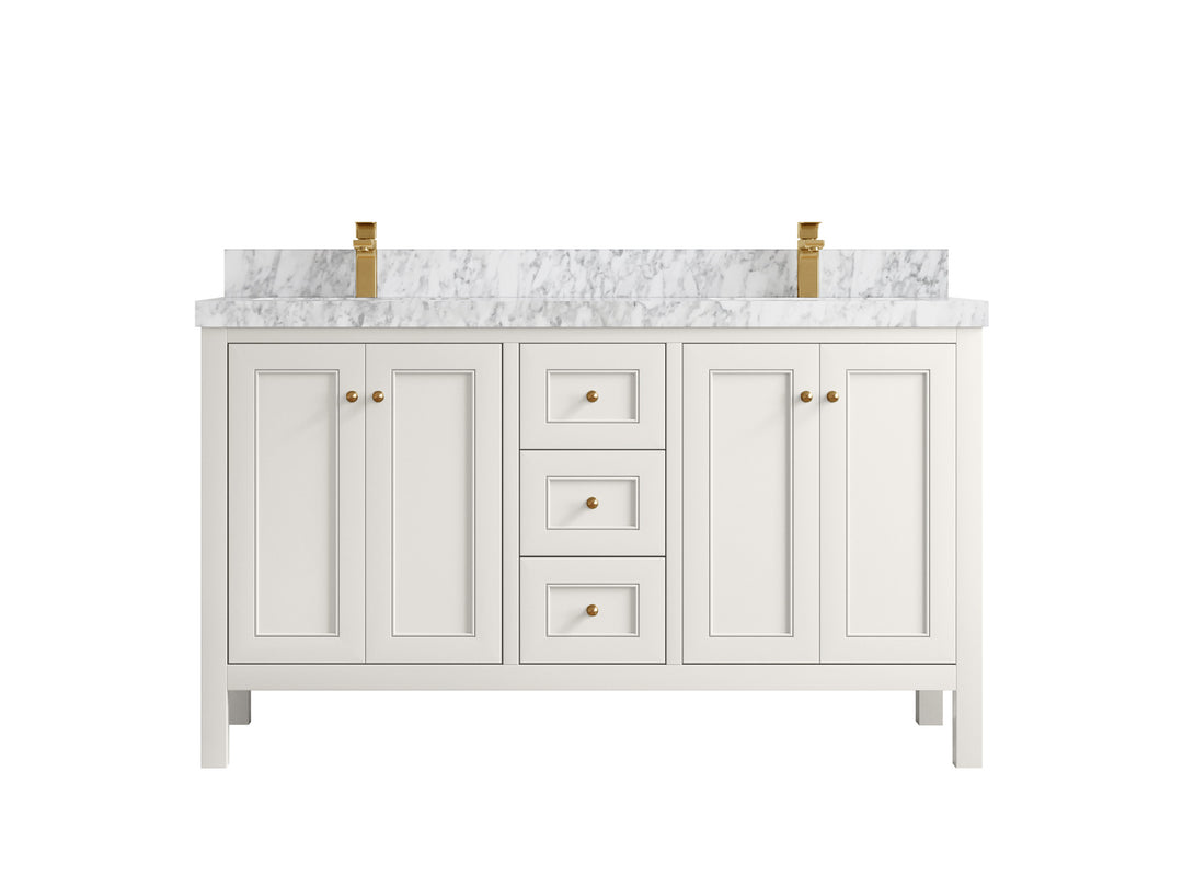 Nashville 60 in. W x 22 in. D Double Sink Bathroom Vanity