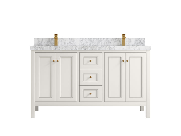 Nashville 60 in. W x 22 in. D Double Sink Bathroom Vanity - photo 29