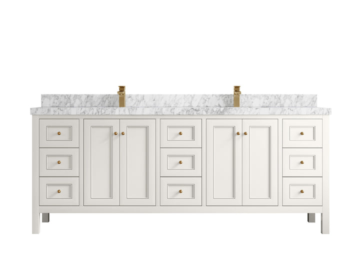 Nashville 84 in W x 22 in D Double Sink Bathroom Vanity - photo 28