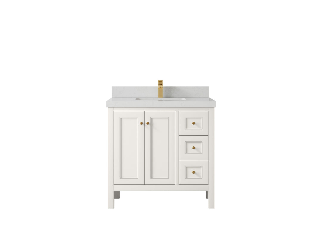 Nashville 36 in. W x 22 in. D Center Sink Bathroom Vanity