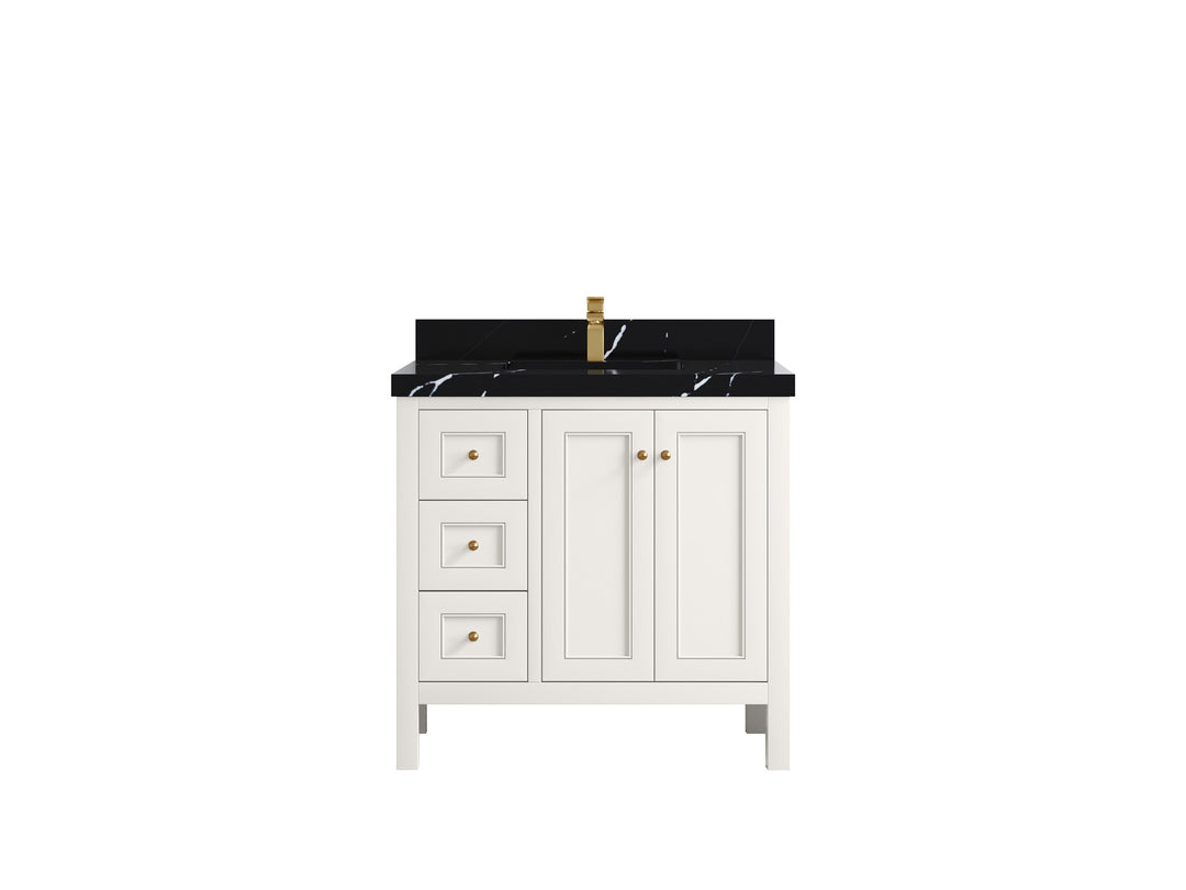 Nashville 36 in. W x 22 in. D Center Sink Bathroom Vanity