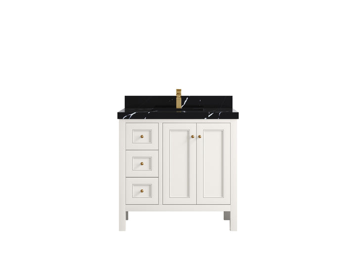Nashville 36 in. W x 22 in. D Center Sink Bathroom Vanity - photo 17