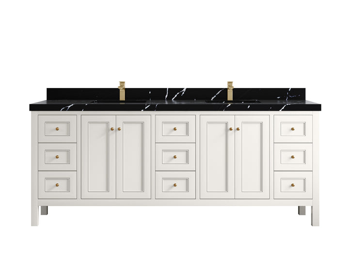 Nashville 84 in W x 22 in D Double Sink Bathroom Vanity - photo 16