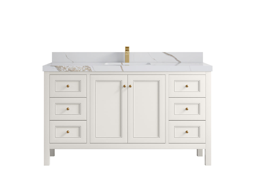 Nashville 60 in. W x 22 in. D Single Sink Bathroom Vanity