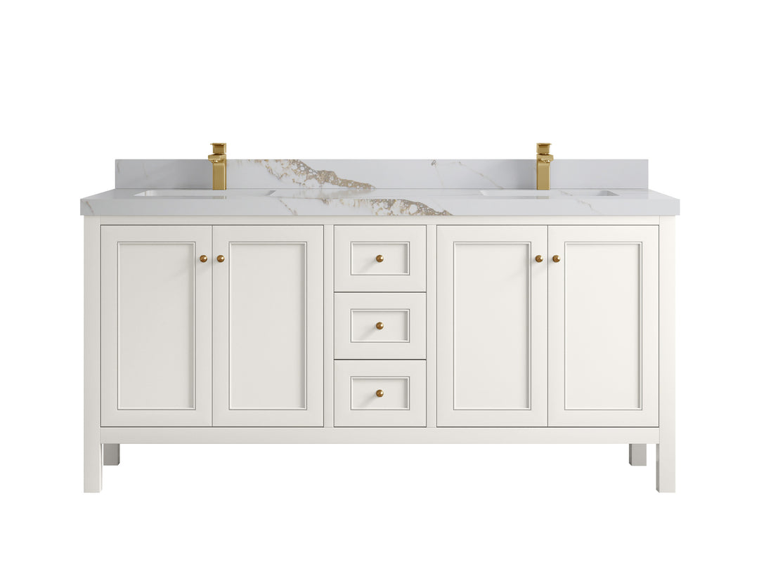 Nashville 72 in. W x 22 in. D Double Sink Bathroom Vanity