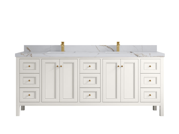 Nashville 84 in W x 22 in D Double Sink Bathroom Vanity - photo 18