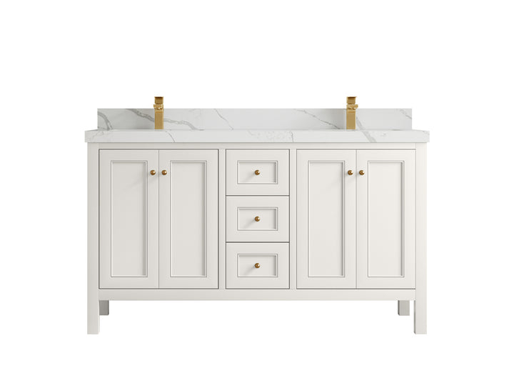 Nashville 60 in. W x 22 in. D Double Sink Bathroom Vanity - photo 21