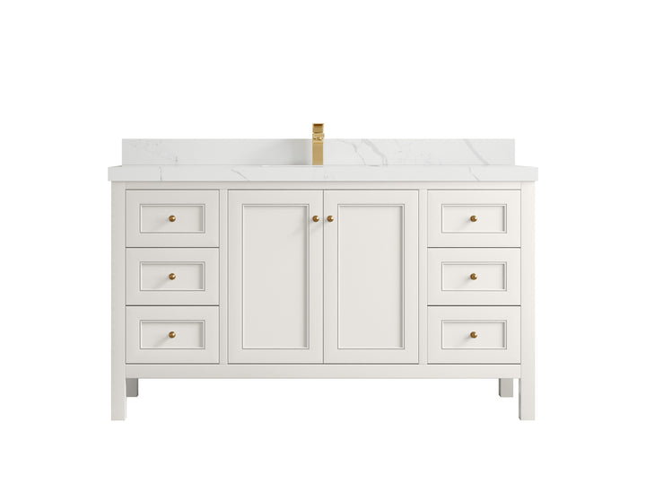 Nashville 60 in. W x 22 in. D Single Sink Bathroom Vanity - photo 21