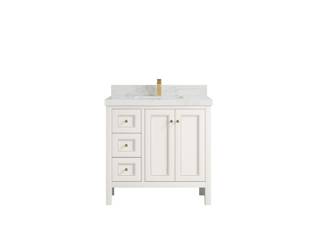 Nashville 36 in. W x 22 in. D Center Sink Bathroom Vanity