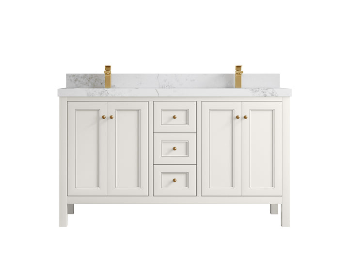 Nashville 60 in. W x 22 in. D Double Sink Bathroom Vanity - photo 23