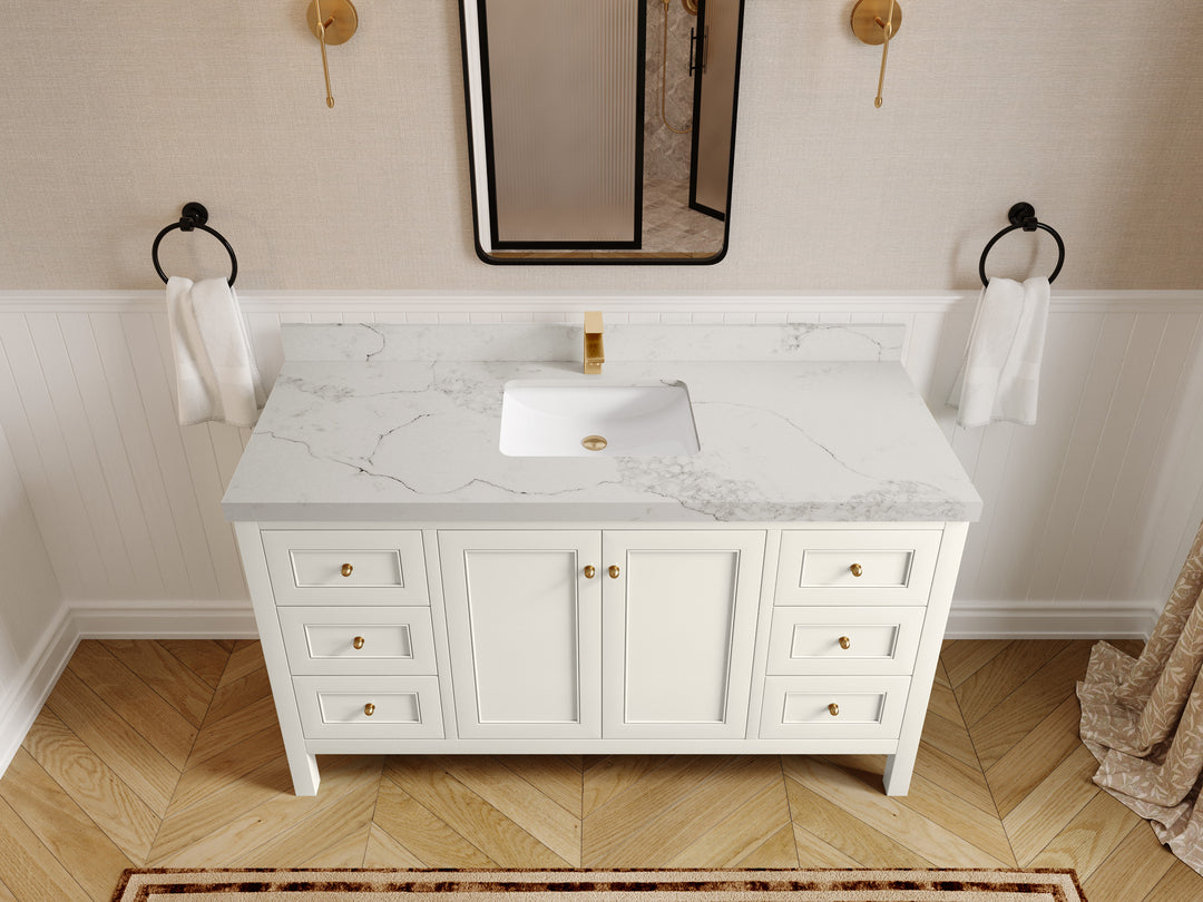 Nashville 60 in. W x 22 in. D Single Sink Bathroom Vanity