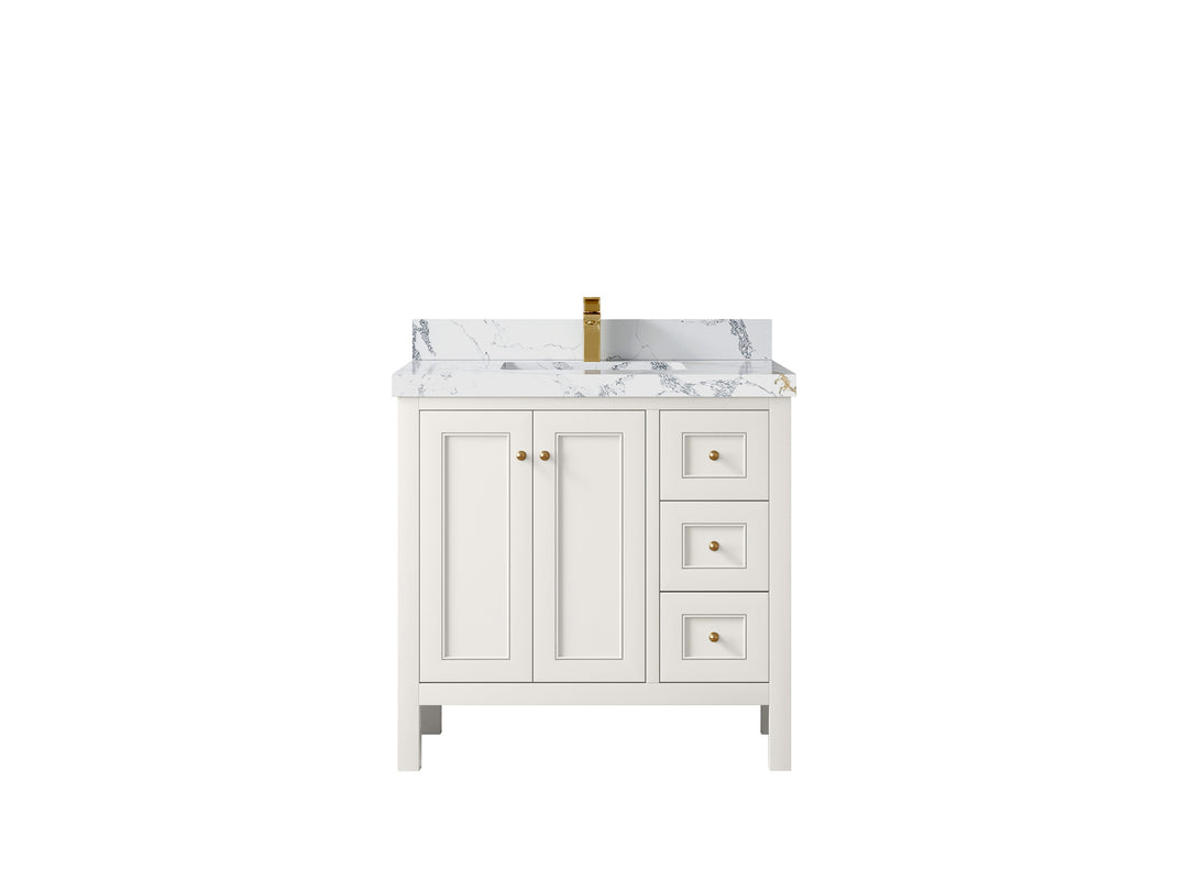 Nashville 36 in. W x 22 in. D Center Sink Bathroom Vanity