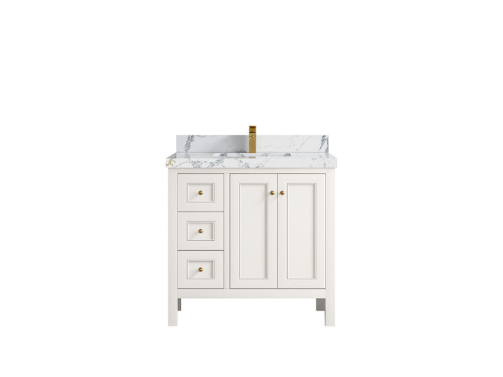 Nashville 36 in. W x 22 in. D Center Sink Bathroom Vanity - photo 25