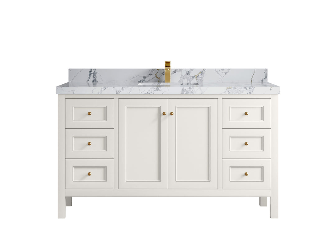 Nashville 60 in. W x 22 in. D Single Sink Bathroom Vanity