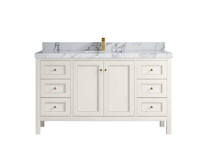 Nashville 60 in. W x 22 in. D Single Sink Bathroom Vanity - photo 25