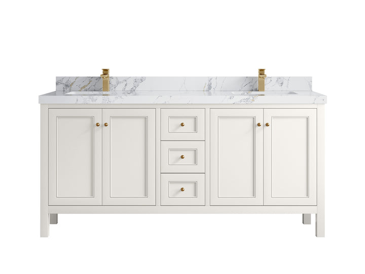 Nashville 72 in. W x 22 in. D Double Sink Bathroom Vanity - photo 37
