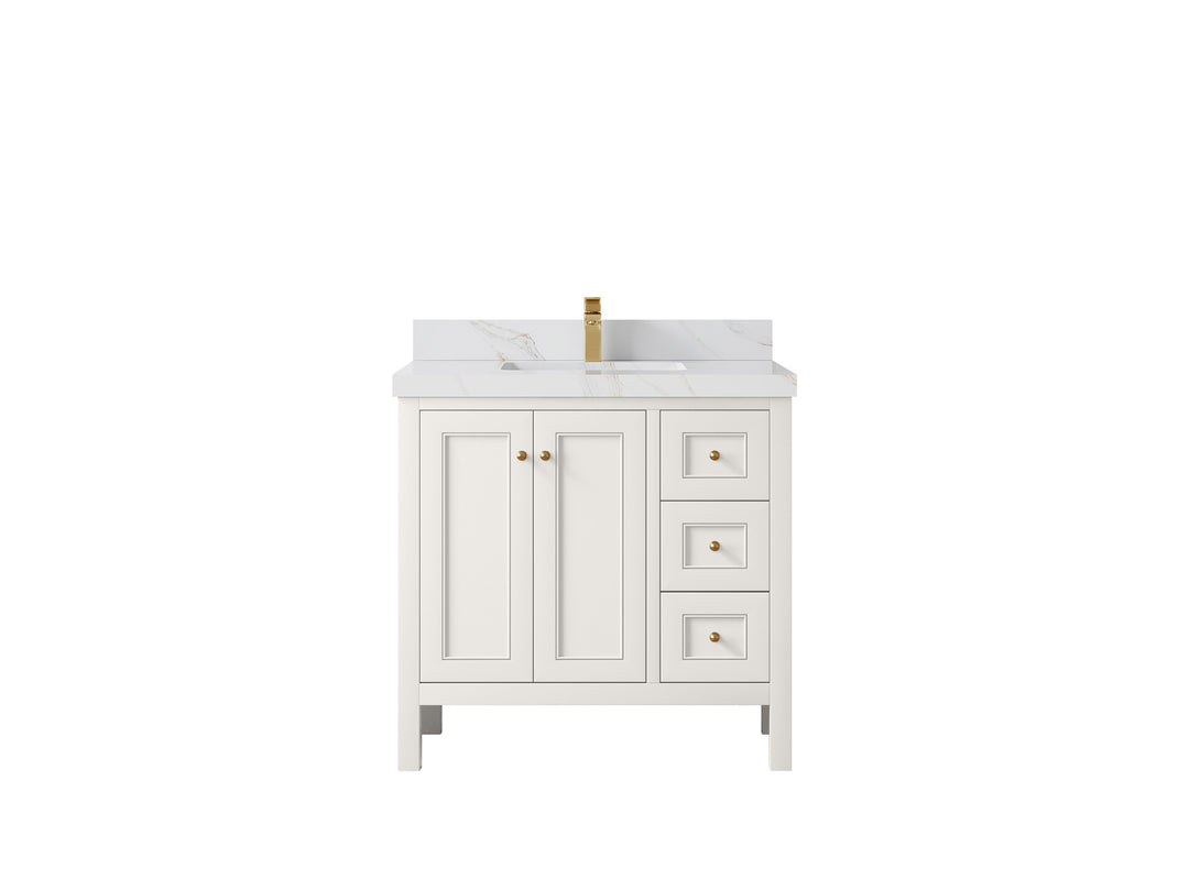 Nashville 36 in. W x 22 in. D Center Sink Bathroom Vanity