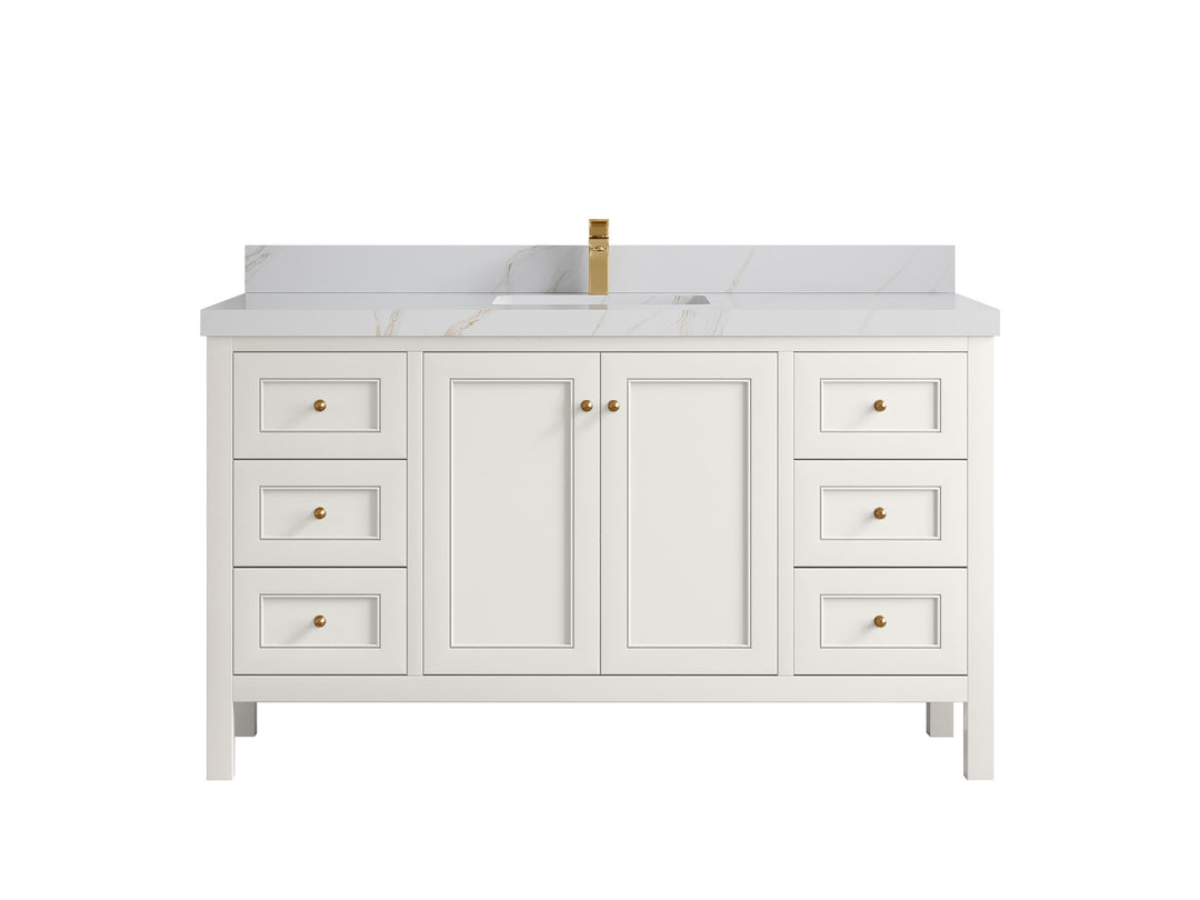 Nashville 60 in. W x 22 in. D Single Sink Bathroom Vanity