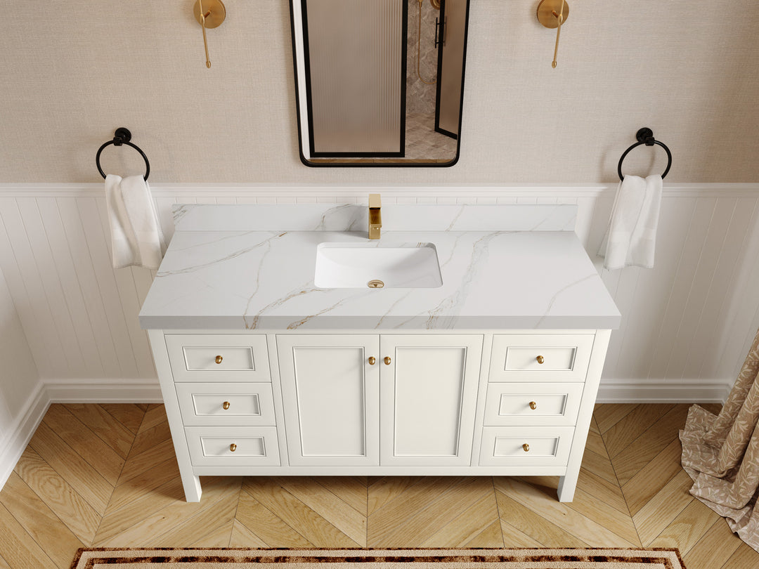 Nashville 60 in. W x 22 in. D Single Sink Bathroom Vanity