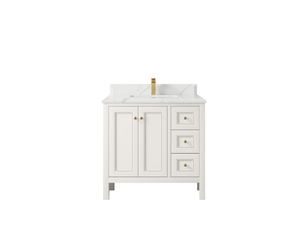 Nashville 36 in. W x 22 in. D Center Sink Bathroom Vanity