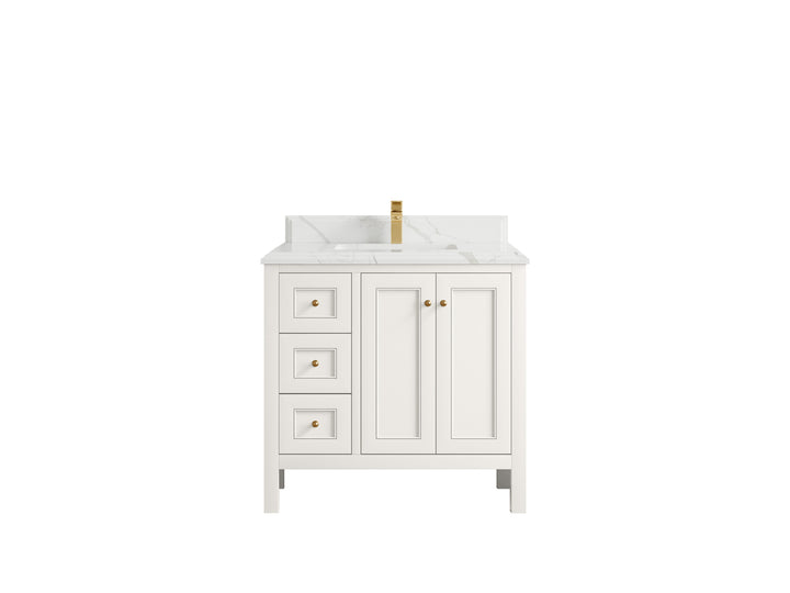Nashville 36 in. W x 22 in. D Center Sink Bathroom Vanity - photo 33