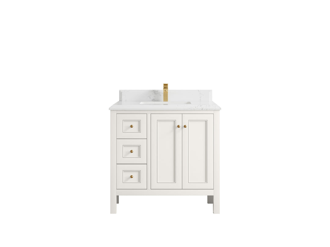 Nashville 36 in. W x 22 in. D Center Sink Bathroom Vanity