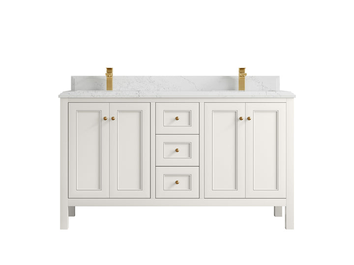 Nashville 60 in. W x 22 in. D Double Sink Bathroom Vanity - photo 35