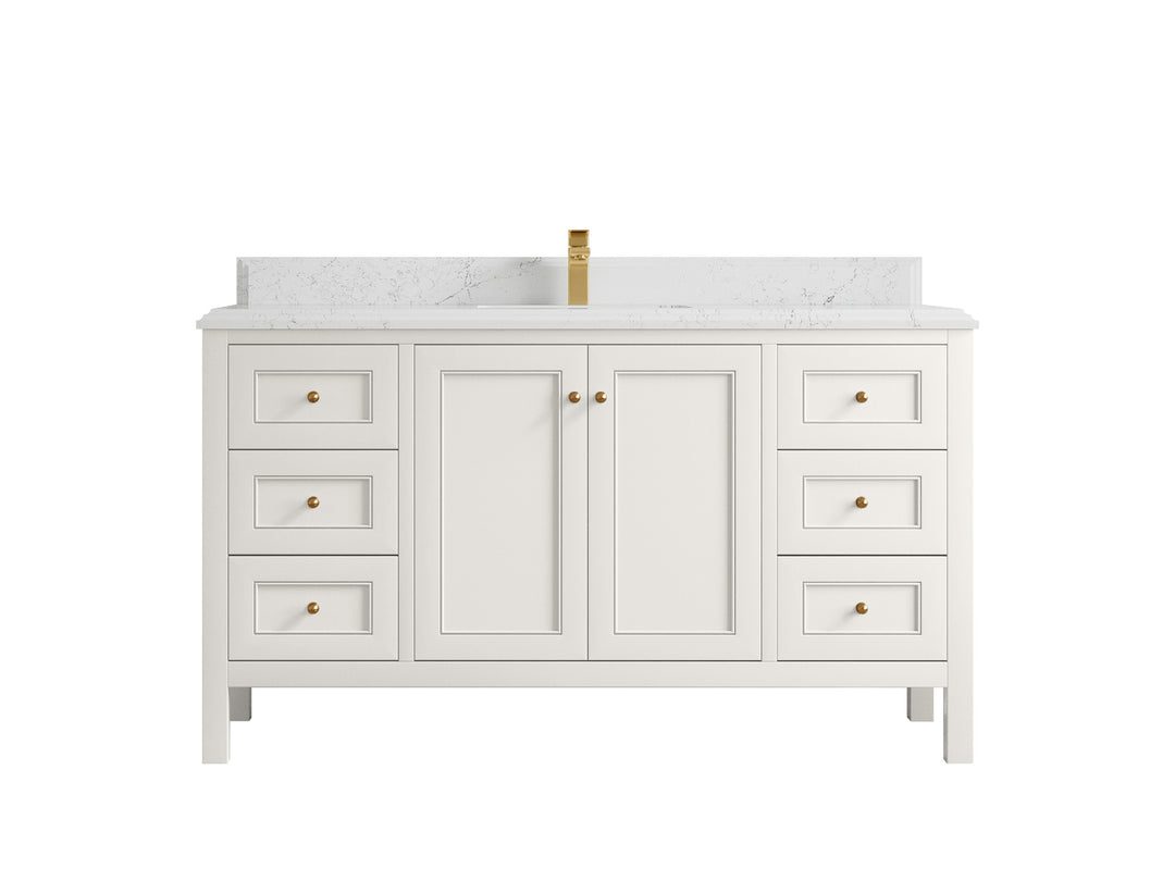 Nashville 60 in. W x 22 in. D Single Sink Bathroom Vanity