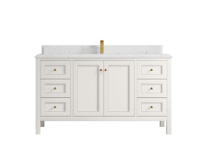 Nashville 60 in. W x 22 in. D Single Sink Bathroom Vanity - photo 35