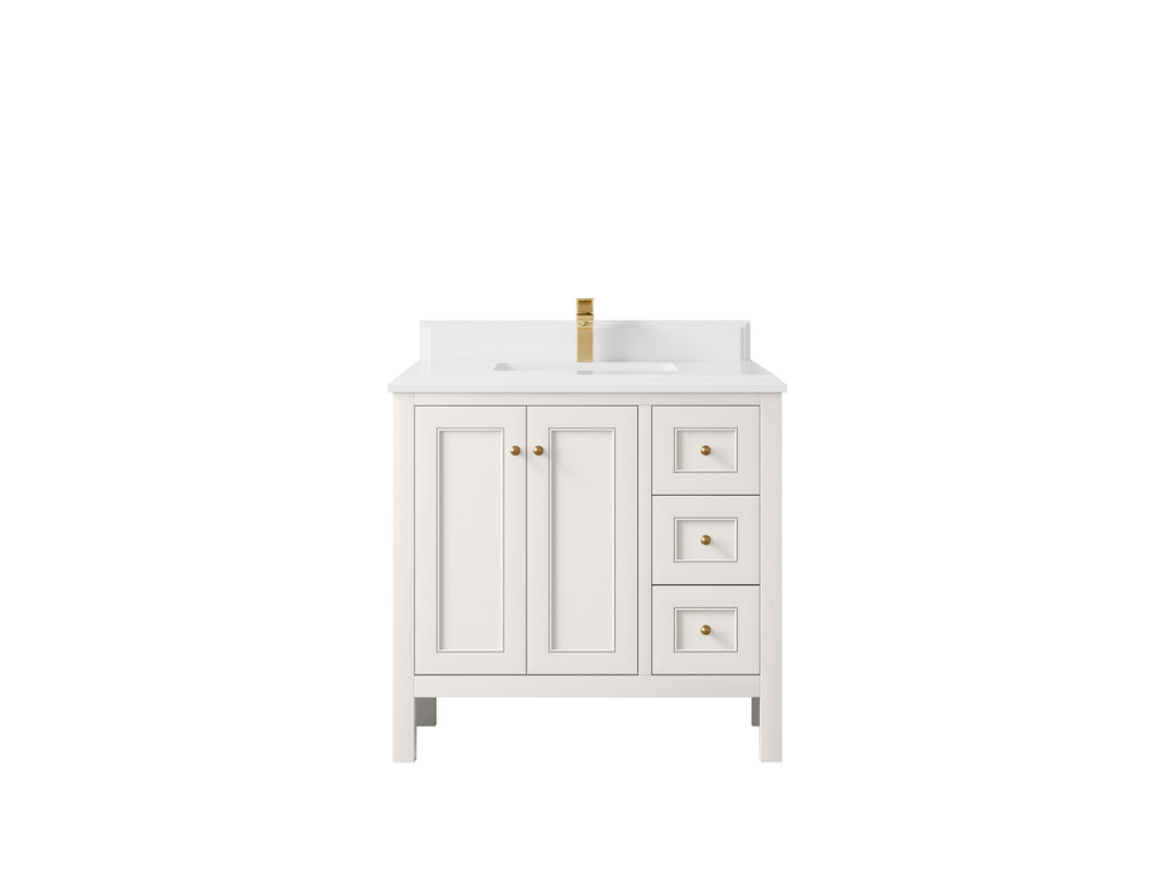 Nashville 36 in. W x 22 in. D Center Sink Bathroom Vanity