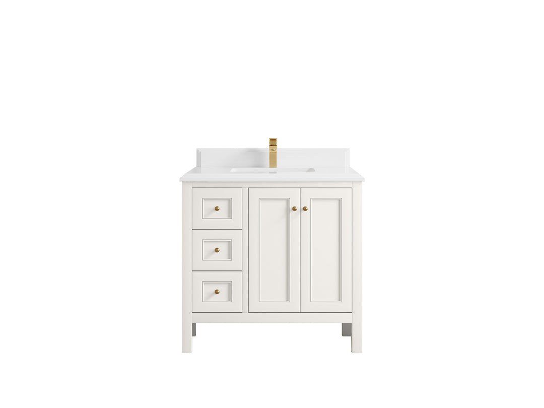 Nashville 36 in. W x 22 in. D Center Sink Bathroom Vanity