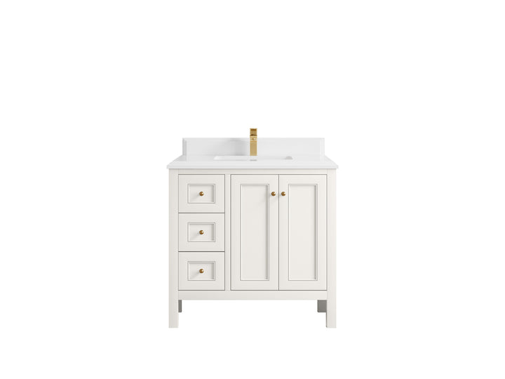 Nashville 36 in. W x 22 in. D Center Sink Bathroom Vanity - photo 37
