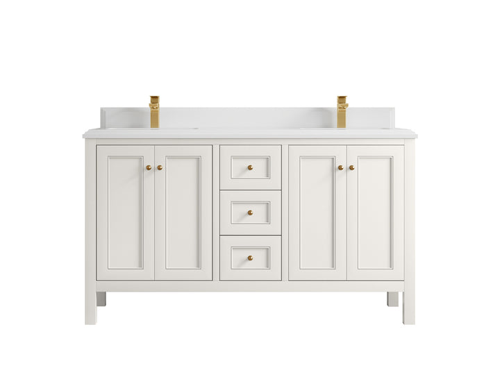 Nashville 60 in. W x 22 in. D Double Sink Bathroom Vanity - photo 37