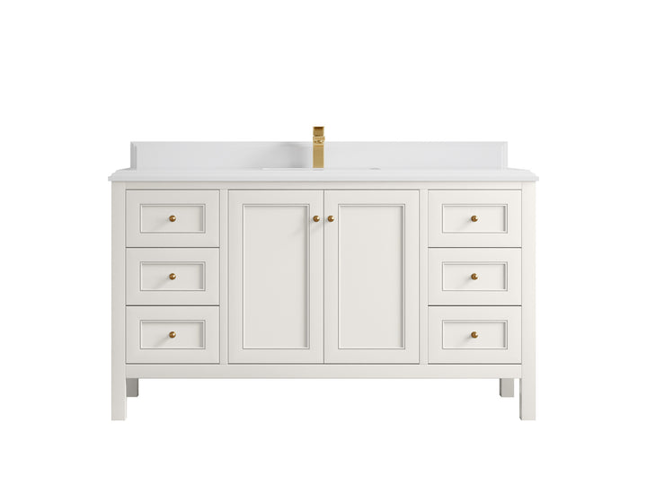 Nashville 60 in. W x 22 in. D Single Sink Bathroom Vanity - photo 37