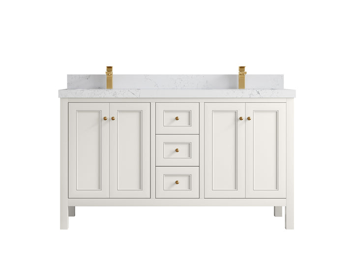 Nashville 60 in. W x 22 in. D Double Sink Bathroom Vanity - photo 39