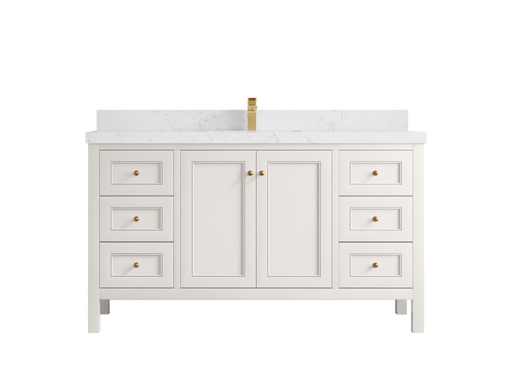 Nashville 60 in. W x 22 in. D Single Sink Bathroom Vanity - photo 39