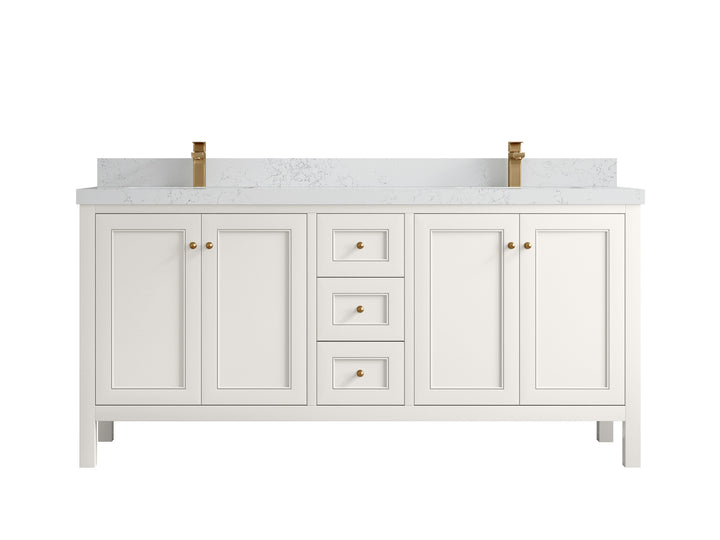 Nashville 72 in. W x 22 in. D Double Sink Bathroom Vanity - photo 13