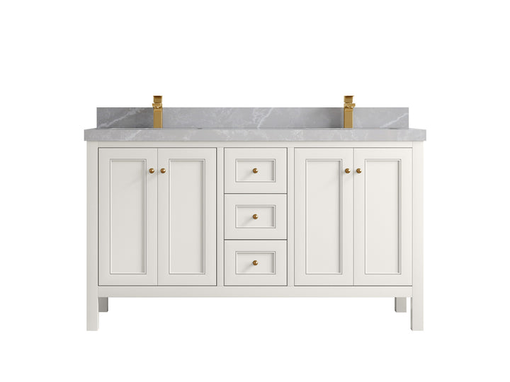 Nashville 60 in. W x 22 in. D Double Sink Bathroom Vanity - photo 41