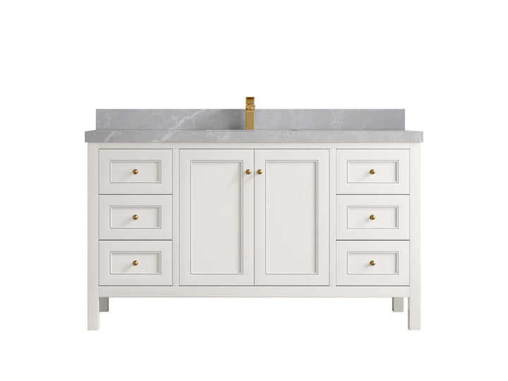 Nashville 60 in. W x 22 in. D Single Sink Bathroom Vanity - photo 41