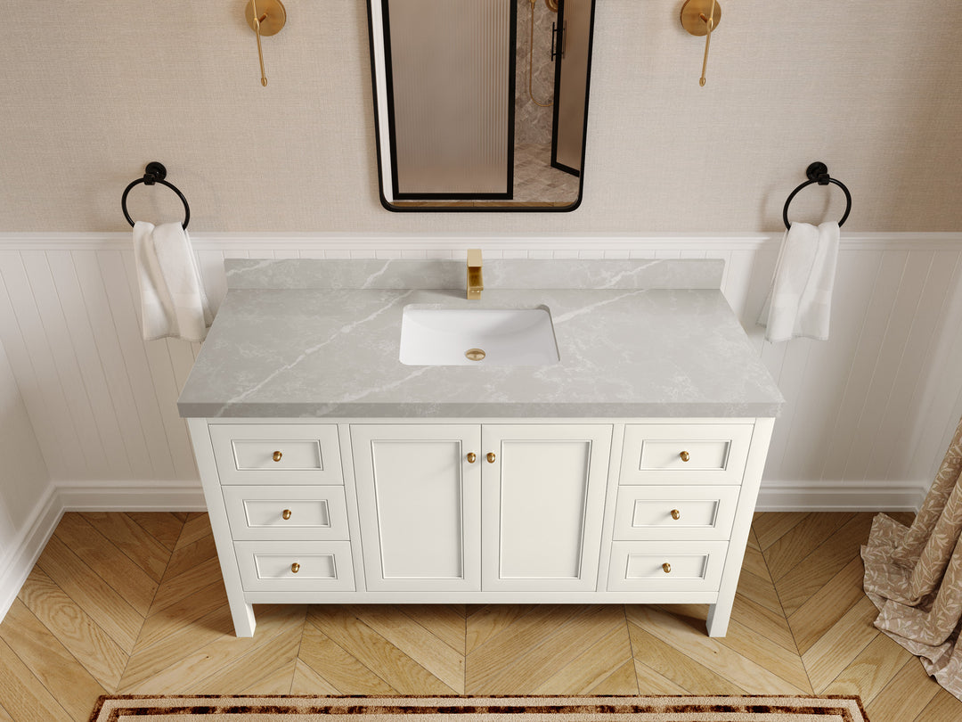 Nashville 60 in. W x 22 in. D Single Sink Bathroom Vanity