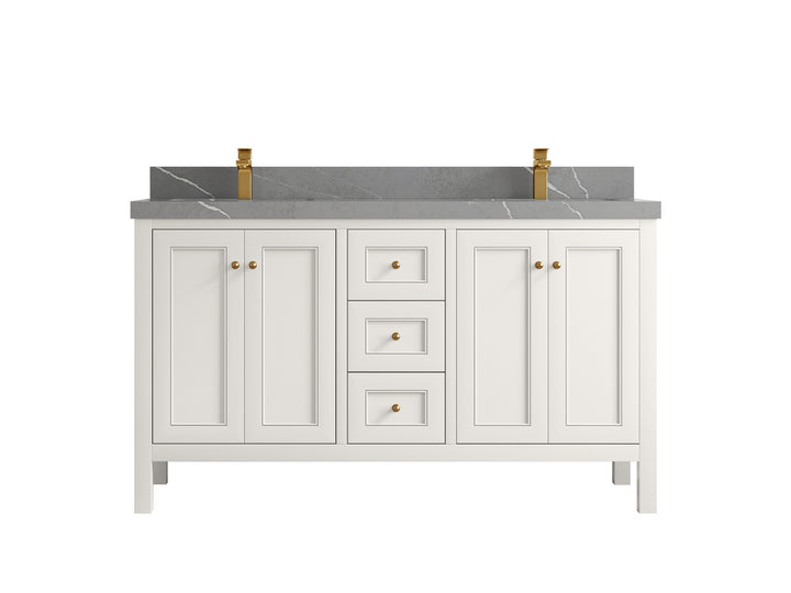 Nashville 60 in. W x 22 in. D Double Sink Bathroom Vanity - photo 43