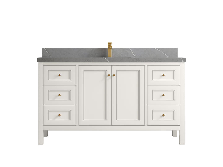 Nashville 60 in. W x 22 in. D Single Sink Bathroom Vanity - photo 43