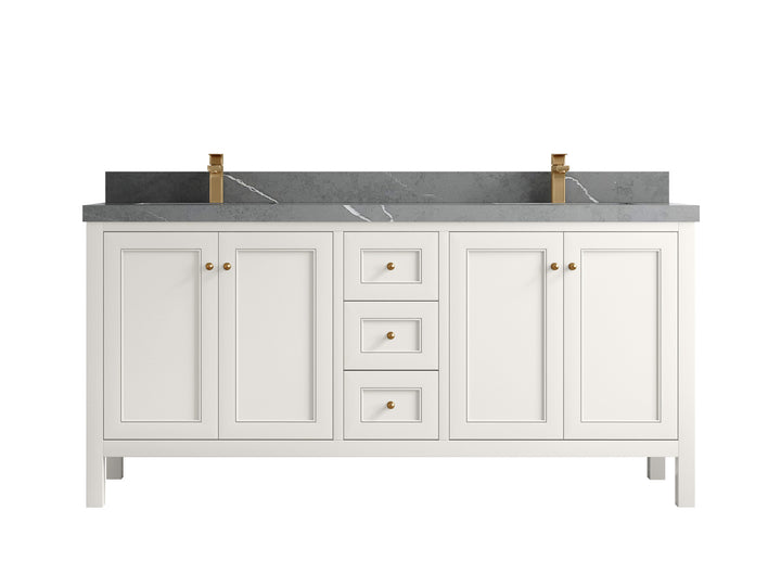 Nashville 72 in. W x 22 in. D Double Sink Bathroom Vanity - photo 17