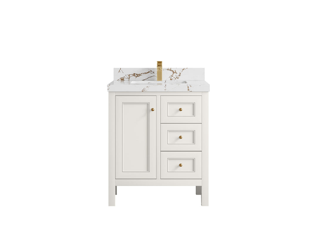 Nashville 30 in. W x 22 in. D Single Sink Bathroom Vanity