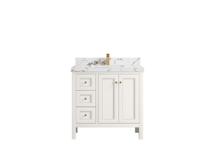 Nashville 36 in. W x 22 in. D Center Sink Bathroom Vanity - photo 45