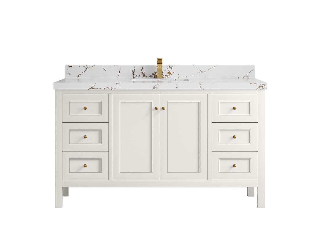 Nashville 60 in. W x 22 in. D Single Sink Bathroom Vanity